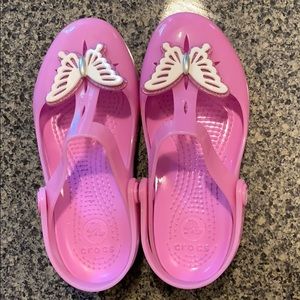 CROCS little girl Butterfly Sandal